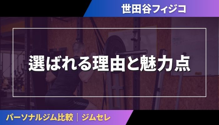 選ばれる理由と魅力点
