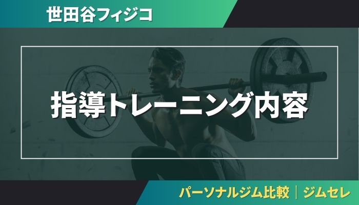 指導トレーニング内容