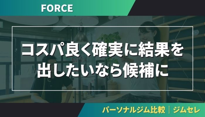 コスパ良く確実に結果を出したいなら候補に