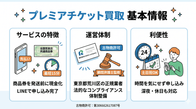 プレミアチケット買取の先払い買取とは?基本情報まとめ